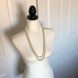 29.5” Pearls on Silk Knotted Cord
